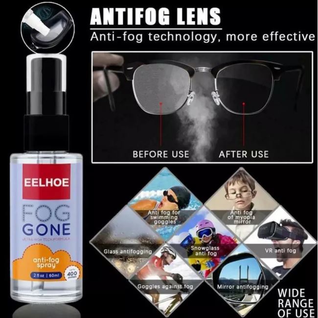 Anti-fog Spray for Glasses