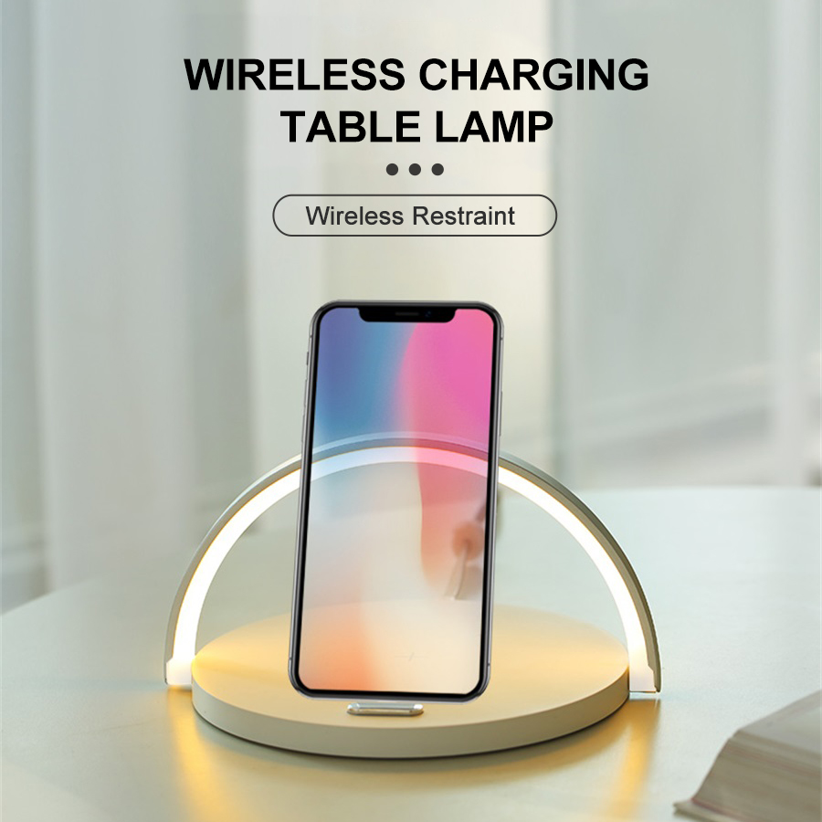 Wireless Charger Table Night Lamp