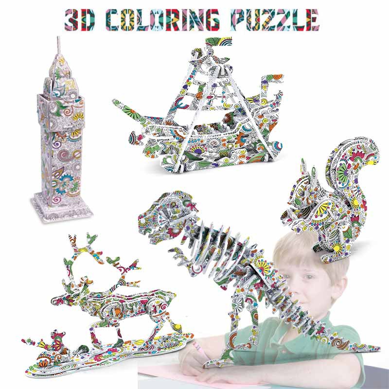 3D Coloring Puzzle