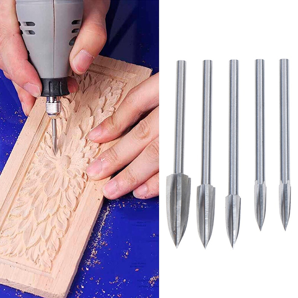 Wood Engraving Drill Bit Set